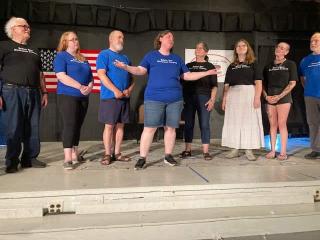 Cast of The Bard Meets Broadway