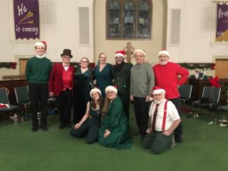 Cast Photo from Our Christmas Show 2024